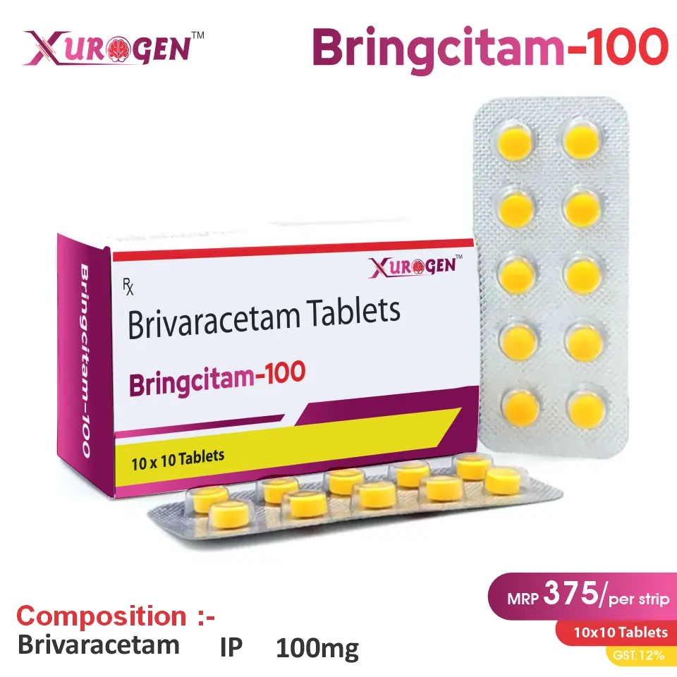 Brivaracetam 100mg Tablet | Best Price for PCD Pharma Franchise in Antiepileptic Segment